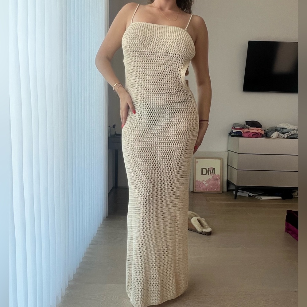 Custom Crochet Maxi Dress Coverup